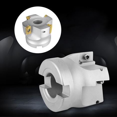 Tête de fraisage à épaulement à angle droit BAP400R-50-22-4T pour fraise CNC (1/5)
