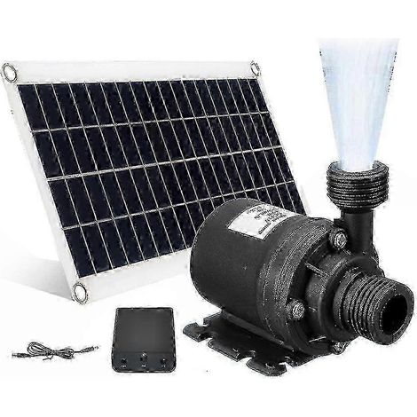 50W 800l/h DC12V Leise Solar-Wasserpumpe für Gartenbrunnen (1/4)