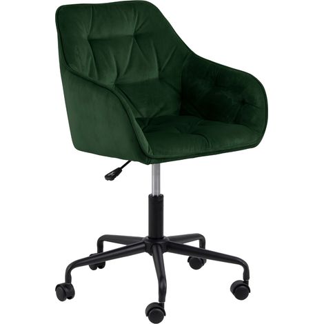 Sedia da ufficio Brooke, verde scuro (1/5)