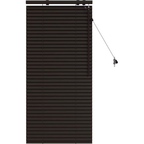 Persiana Veneciana Marrón Oscuro 55 x 130 cm 35 mm vidaXL (1/5)