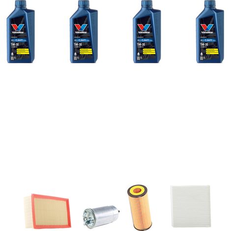 Kit tagliando 4 FILTRI e 4L OLIO compatibile con Audi A4 (B6,B7) 1.9 tdi 96kw dal 2000 al 2004 (1/5)