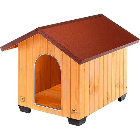 Ferplast DOMUS  Cuccia per cani in legno FSC - 6 misure. Variante EXTRA LARGE - Misure: 89.5 x 111.5 x h 90 cm -
