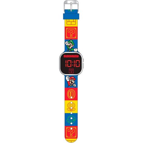 reloj led super mario