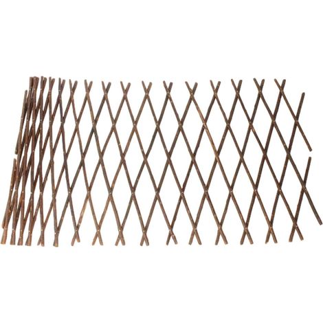 Clôture extensible en bois, clôture de jardin factice, bordure décorative en bois pour cour (1/5)