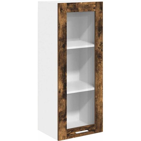 Mueble colgante con puerta Roble ahumado 40 x 31 x 100 cm vidaXL