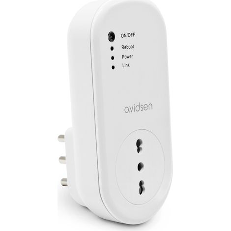 Avidsen Presa Smart WiFi - Bianco Puro, 16A, Controllo Remoto (1/8)