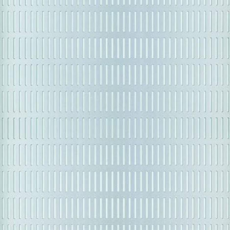 Alberts 466848 Lamiera forata, fessura, alluminio, anodizzato argento, 250 x 500 x 0,8 mm
