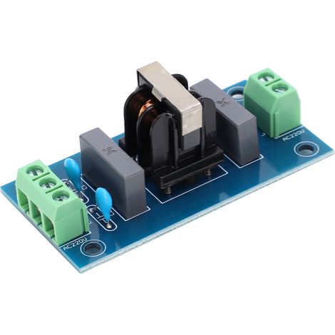 Module de filtre EMI sur circuit imprimé, amélioration du son, borne à sertir rotative, 220 V CA (1/5)