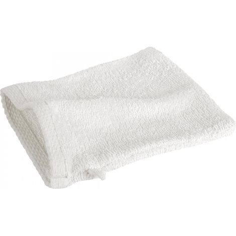 EUROFIRANY ASCIUGAMANO LISCIO 1 GUANTO PER LAVAGGIO IN COTONE 16 X 21 CM CREMA (1/5)