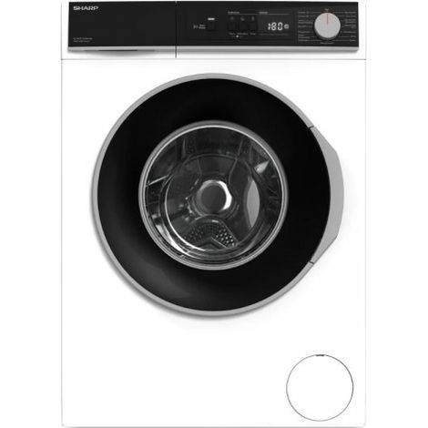 Lavatrice Sharp ESNFA714BW1NA libera installazione 7 kg 1400 giri motore inverter classe A