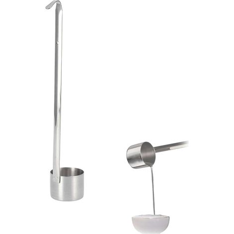 Louche Inox 304 - 125ml - Acier Inoxydable - Bec Verseur Anti-Goutte - Cuisine Quotidienne (1/5)