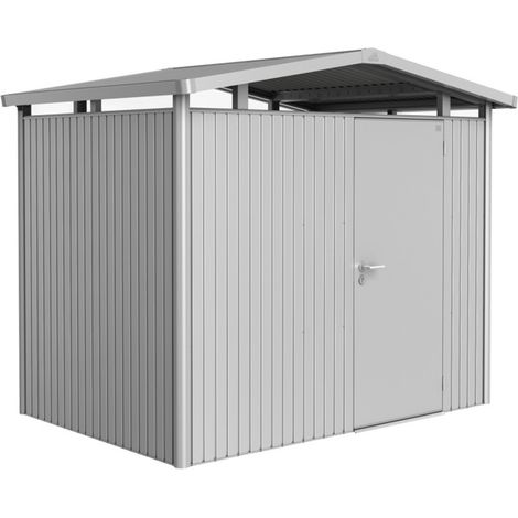 Casetta da Giardino in Metallo PANORAMA 1 Porta Standard Biohort Grigio Scuro Metal (1/5)