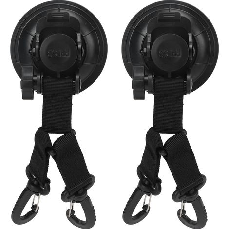 2 Ancres à Ventouse Double Tête pour Tente de Voiture, Forte Adhérence pour Camping Extérieur (1/5)