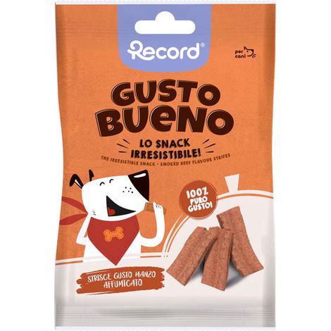 Gusto Bueno Strisce al gusto manzo affumicato per cani 24 confezioni x 50 g cad.