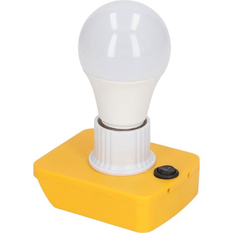 7-W-LED-Arbeitsleuchte, rutschfest, tragbar, für 18-V- und 20-V-Lithiumbatterien der DCB-Serie sowie 12–60-V-Akkus, kabellose Glühbirne (1/5)
