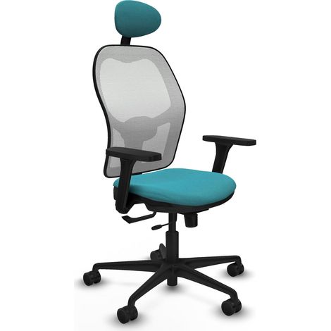 Silla de oficina piqueras y crespo Jorquera negro brazos 3D ajustables (1/2)
