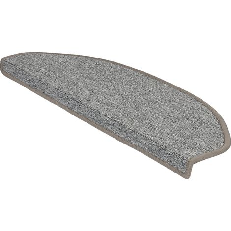 Stufenmatten London Hellgrau 73 23,5 x 65 cm Halbrund (1/5)