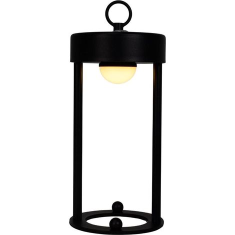 Techly Moderne Lampe 2023 Schwarz LED Kabellos