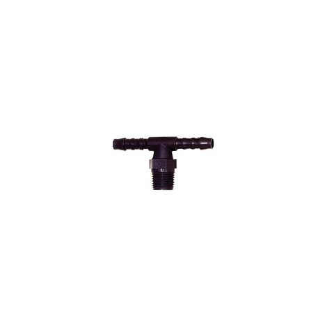Riegler T-Einschraubstutzen, R 1/4 a., für Schlauch LW 6 mm, SW 14, PA 6 (1/2)