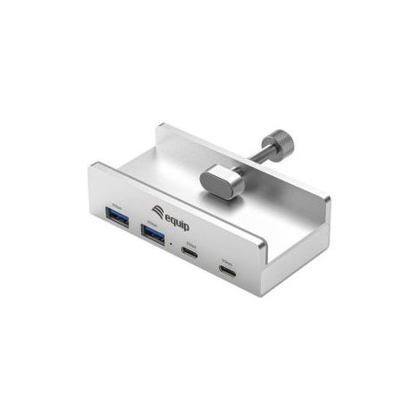 HUB USB-C EQUIP 128967 A 2xUSB-A 2xUSB-C CLIP AJUSTABLE