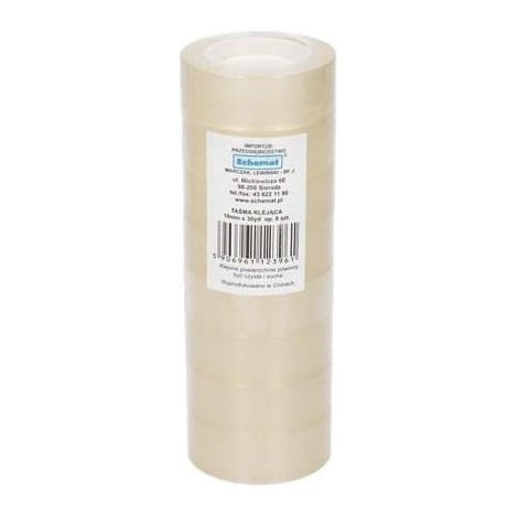 Nastro adesivo SCHEDULE 18mm - 8 pezzi per casa e scuola