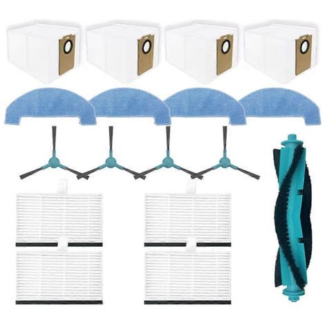 NALOOKAMIC Pièces de rechange pour aspirateur Cecotec Conga 7690 Immortal Max : brosse principale, filtre HEPA et chiffon de nettoyage. (1/4)