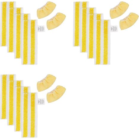 12 Dampfmopp-Pads für Kärcher EasyFix SC2, SC3, SC4 und SC5 Dampfreiniger, waschbare und wiederverwendbare Mikrofaser-Dampfmopps (1/5)