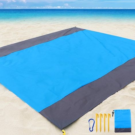 Manta de playa - Resistente a la arena - 210 x 200 cm (1/5)