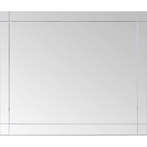 Miroir mural vintage Miroir mural pour Maison,salon,Chambre 80x60 cm Verre -29005 (1/5)