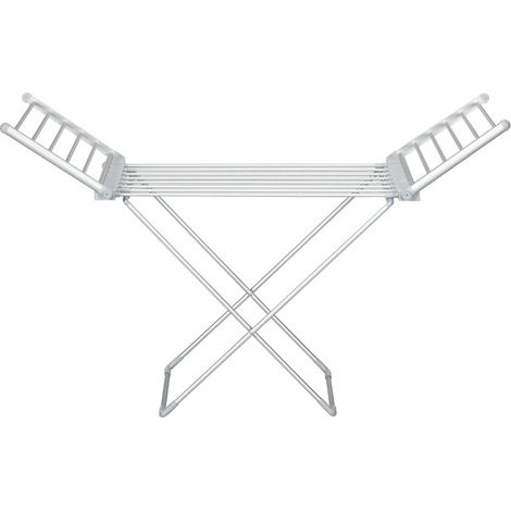 Tendedero eléctrico con función de calentamiento 45-55 °C plegable 144 x 53 x 91 cm HOMVRA (1/4)
