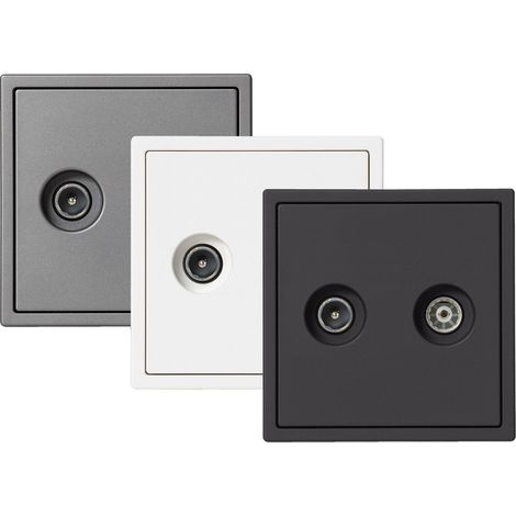 TV Anschluss + Satellit Luxe 990 Grau Antracita (1/2)
