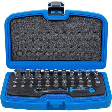 Jeu d'Embouts Traversantes et Douilles 44 pcs - Acier, Coffret Complet - Polyvalence et Praticité - D-Work
