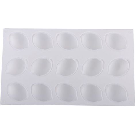 Moule en silicone citron pour mousse, chocolat, savon et gâteaux faits maison. Moule en silicone citron pour mousse, chocolat et (1/5)