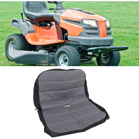 Funda para asiento de tractor de comercio electrónico B024-HSC amarilla, PVC impermeable y tejido Oxford con bolsillos de almacenamiento con protección solar. (1/5)