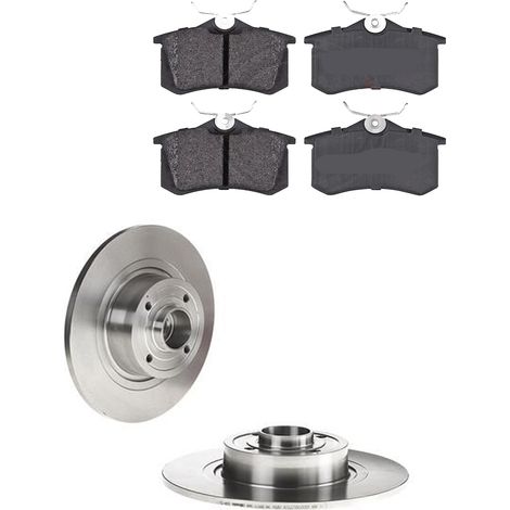 KIT FRENI POSTERIORI compatibile con RENAULT MEGANE II STATION WAGON (KM0/1) - DISCHI + PASTIGLIE OEM: P 68 024 / 17727C , 17727 /SOSTITUZIONE DIRETTA/BASSA POLVERE/SILENZIOSO (1/5)