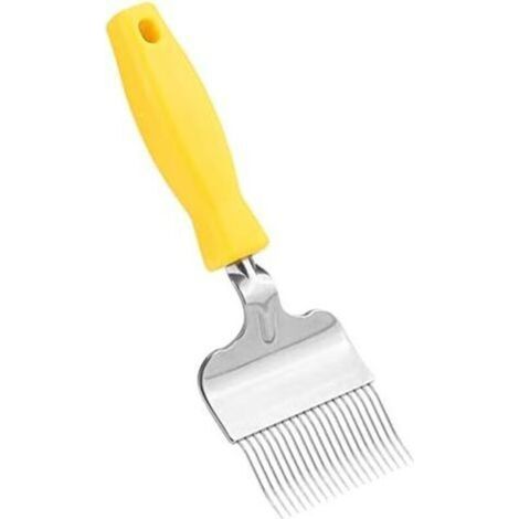 Abeille Fourche à Désoperculer en Acier Inoxydable pour Cadre de Ruche Apiculture Miel Peigne Débouchage Accessoires d'apiculture