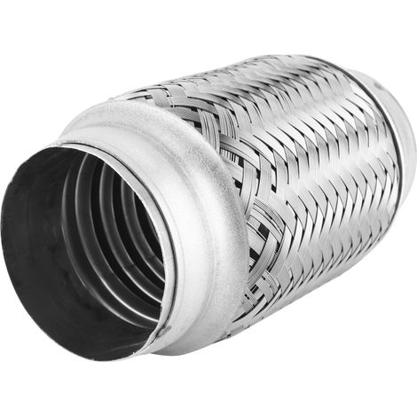 Manguera flexible de escape de acero inoxidable corrugado de 2,5 x 6 pulgadas, accesorio universal (1/5)