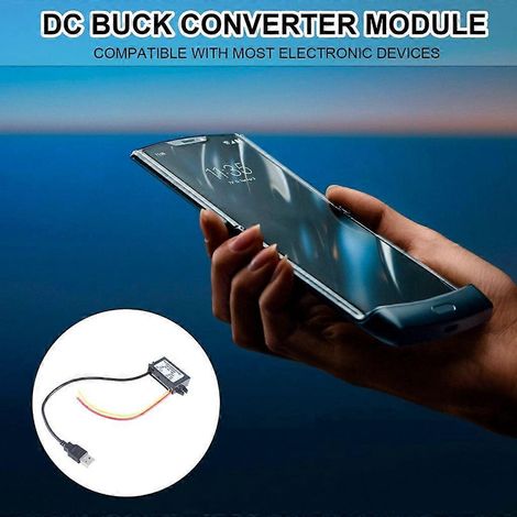 Module d'alimentation pour voiture, convertisseur USB 5V2A vers 3V1A, câble USB de 24 cm. (1/4)