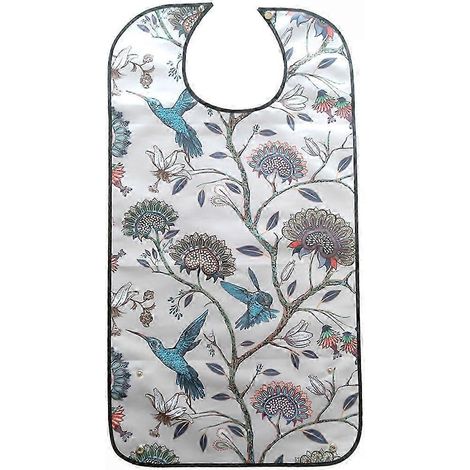 Tablier imperméable grande taille pour adultes, bavoir repas réutilisable, protection cuisine lavable pour personnes handicapées, outil d'aide culinaire (1/5)