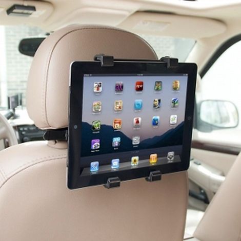 Soporte de Coche para todos los modelos de iPad, iPad 2, Nuevo Ipad, y tablets de 10"