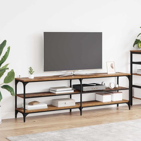 vidaXL Mobile TV Legno vecchio 160 x 30 x 50 cm (1/5)