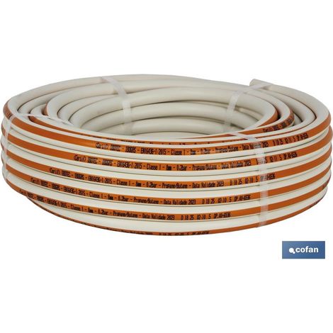 TUBO GAS FLEXIBLE PORTUGAL EN 16436-1 Ø8x25 m