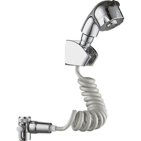 Doccetta per lavabo o bidet a 2 getti con deviatore e aeratore - Serie Smart (1/5)