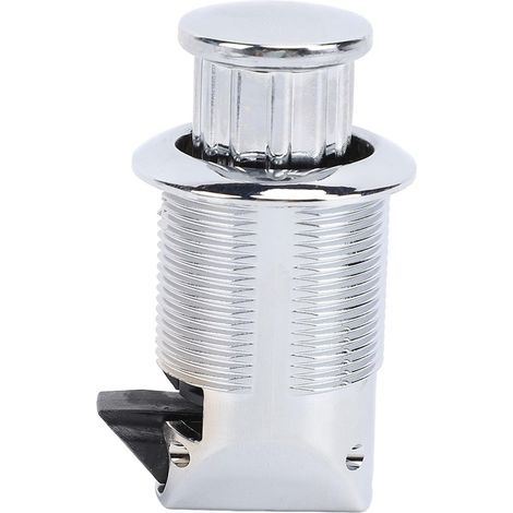 Loquet à Bouton-poussoir sans clé au Design Minimaliste, pour Camping-car, Yacht, Intégration Facile, Remplacement de la Serrure D'armoire (Chrome)