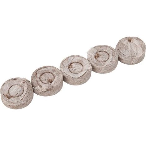 Bloc De Semis - Tourbe Engrais Non Tissé - Pour Semis Jardin Balcon Serre - 30 Mm - 20 Pièces (1/5)