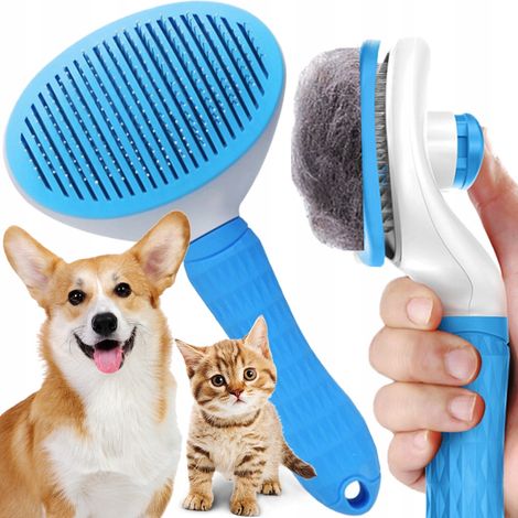 Spazzola autopulente per cani e gatti