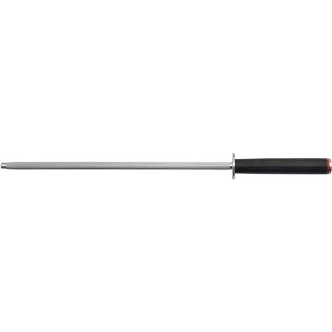 Fusil à Aiguiser les Couteaux en Acier Inoxydable HRC 65 et Bois de Pakka Noir 30 cm - PANGIVO (1/5)