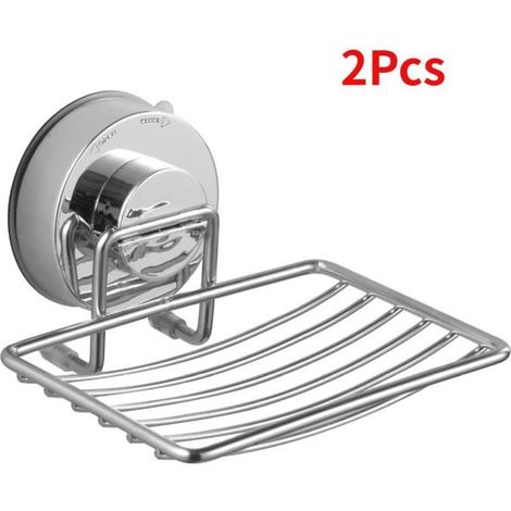 Porte-Savon - Acier Inoxydable 304 - Ventouse - Installation Facile - 2 Pcs (1/4)
