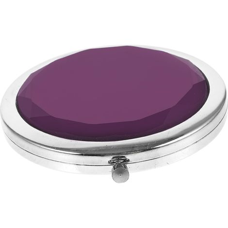 Miroir de Maquillage portatif Miroir Pliable grossissant dirigé des Produits s de de à Main Compact Pliant Alliage de Zinc