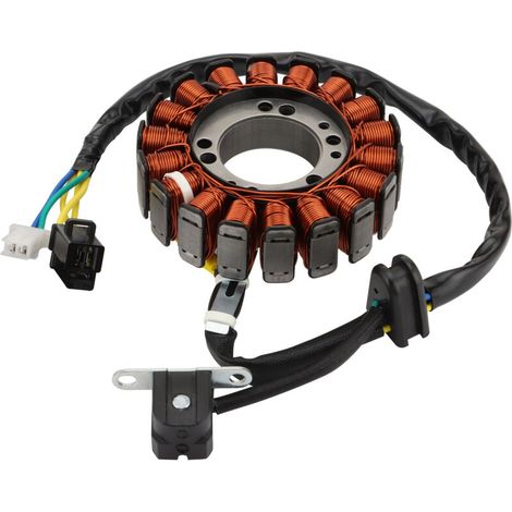 Compatible avec les véhicules tout-terrain Suzuki LT160 LT-F160 LTF160 (modèles 1997-2007), bobine de stator d'alternateur, référence d'origine 32101-02C10 02C11 (1/5)